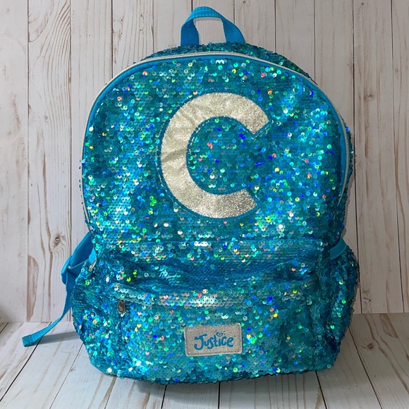 Justice sequin backpack - Picture 1 of 15